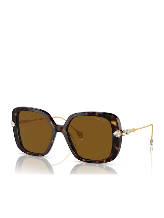 Swarovski Ochelari de soare Maro cu Cadru & Maro Lentilă Swarovski Ochelari de soare Maro cu Cadru & Maro Lentilă