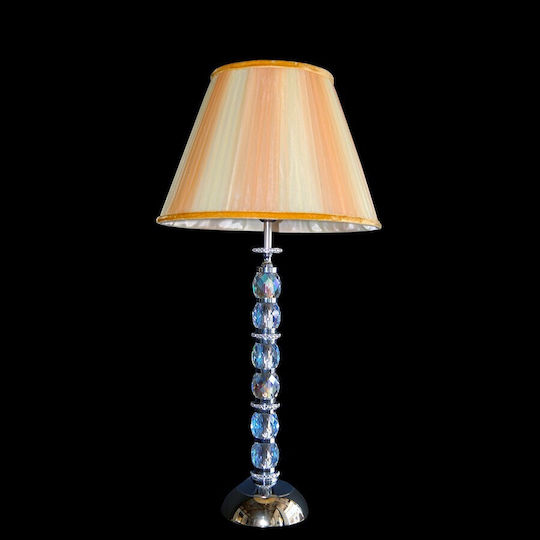 DITS Lighting Kristall Tischlampe mit Schwarz Schirm