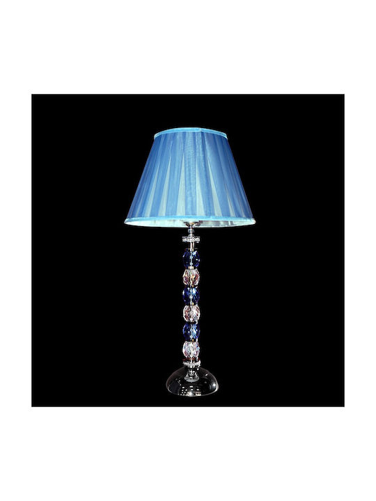 DITS Lighting Κρυστάλλινο Πορτατίφ με Μπλε Καπέλο