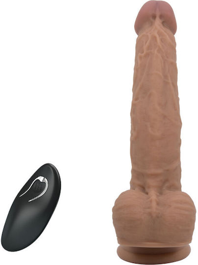Baile Realistic Vibrator cu Telecomandă 21cm Flesh