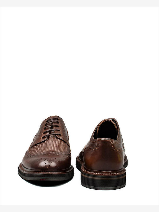 Men's Leather Oxfords Brown