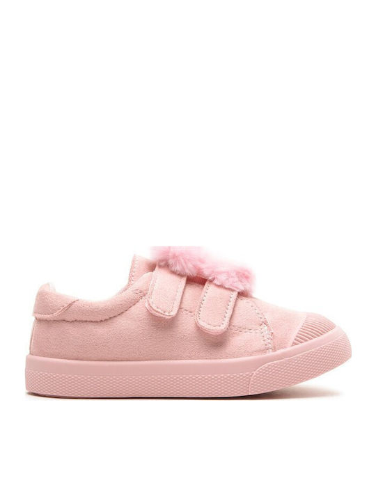 Kinder Sneakers mit Klettverschluss Rosa