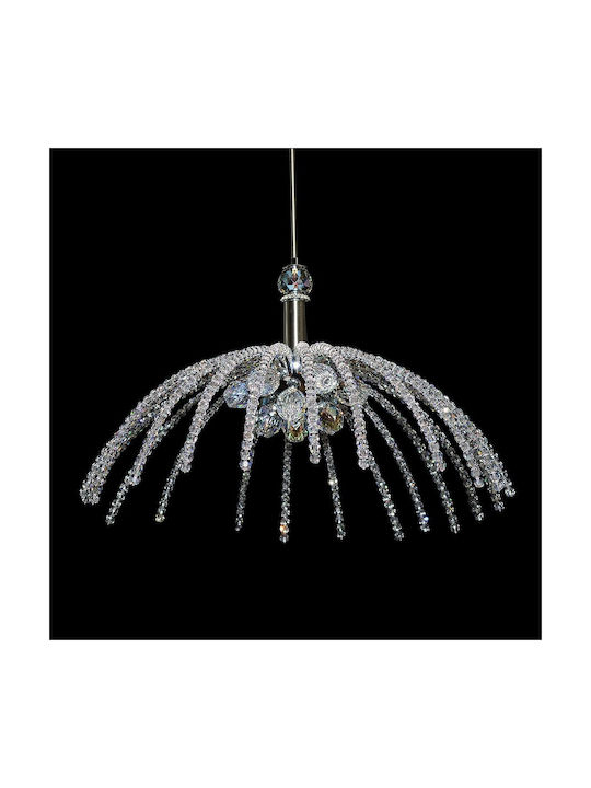 DITS Lighting Gold Ceiling Light with Crystals