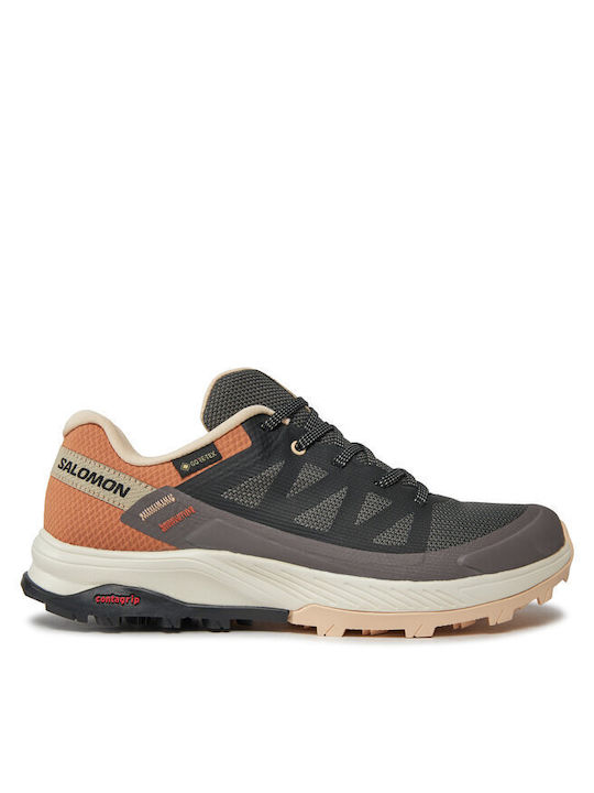 Salomon Outrise Damen Wanderschuhe Wasserdicht mit Gore-Tex Membran Gray