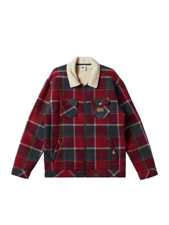 Tolala Дълъг Ръкав Overshirt Каре Червен