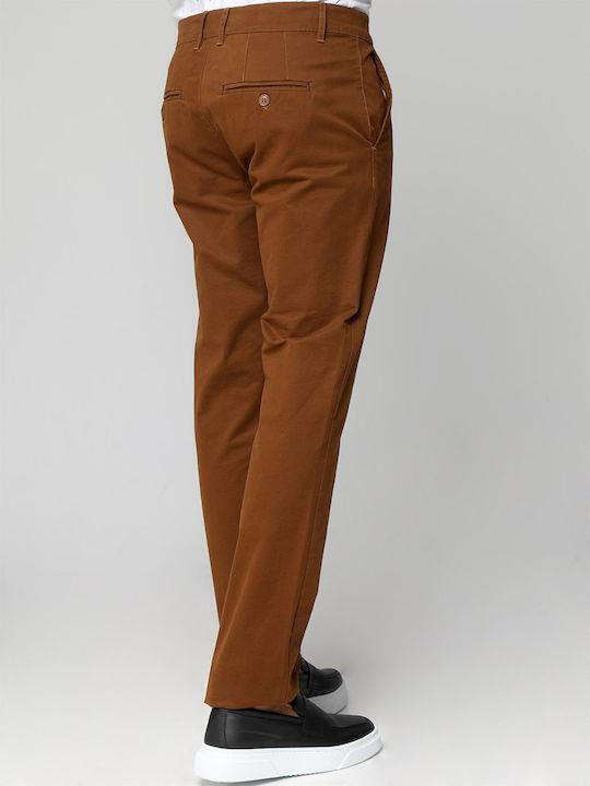 Tresor Ανδρικό Παντελόνι Chino camel