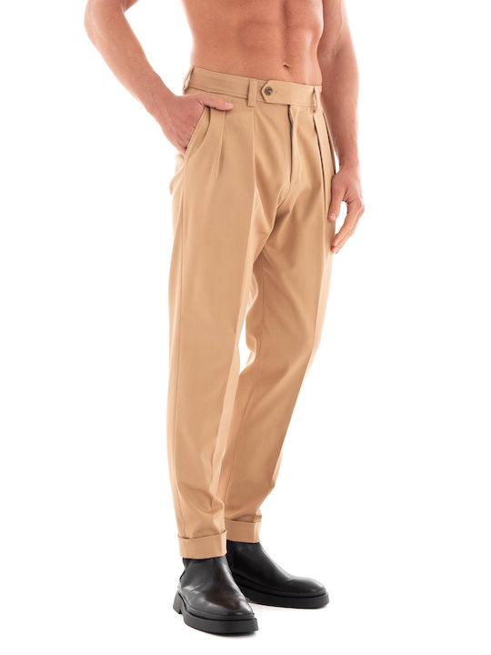 Hugo Boss Herrenhose in Relaxed Passform Beige