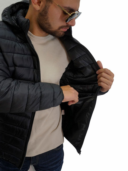 1969 Winter Jacke Bomber Schwarz
