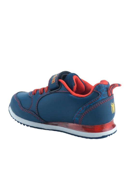 Spiderman Kinder Sneakers mit Klettverschluss Blau