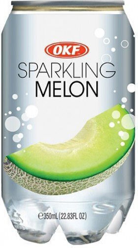 OKF Sparkling Erfrischungsgetränk Melone mit Kohlensäure in Kiste 40-02-3274 350ml