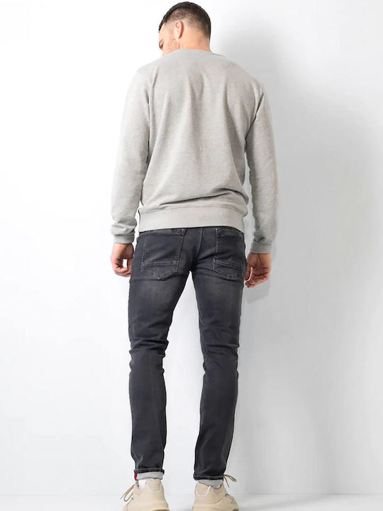 Men's Jeans Pants with Slim Fit Grey