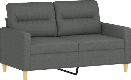 Living Room Furniture Set 3-Seater & 2-Seater & Stool Gray