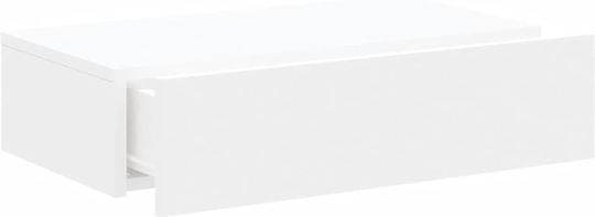 TV-Ständer mit LED-Beleuchtung Weiß M60xT35xH15.5cm