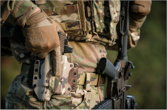 Mechanix Wear Military Gloves in Brown color