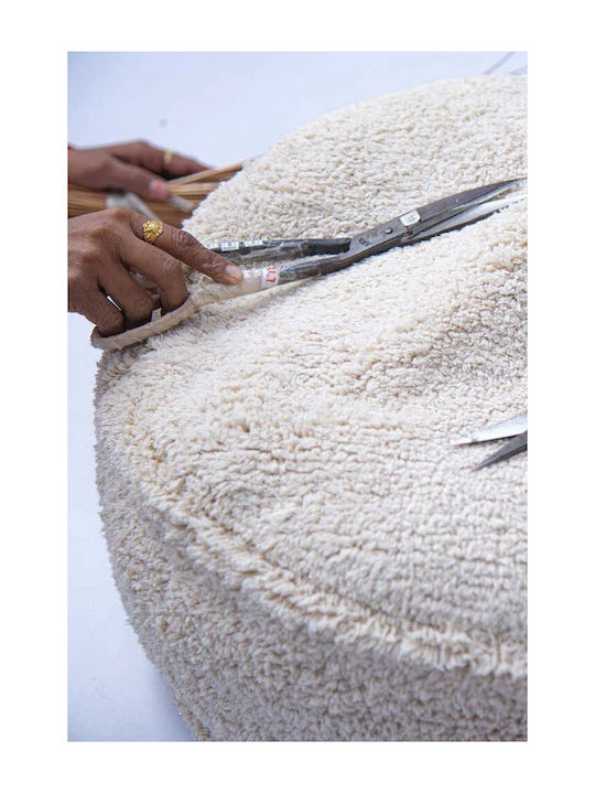 Bean Bag Chair Bolster Waterproof Chill Natural 20x20x50cm