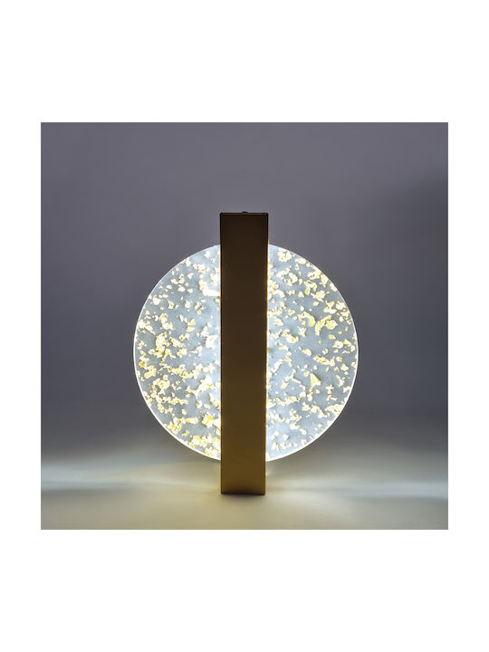 Keskor Lamp Wall LED Gold 20x4.5x25cm Keskor Lamp Wall LED Gold 20x4.5x25cm