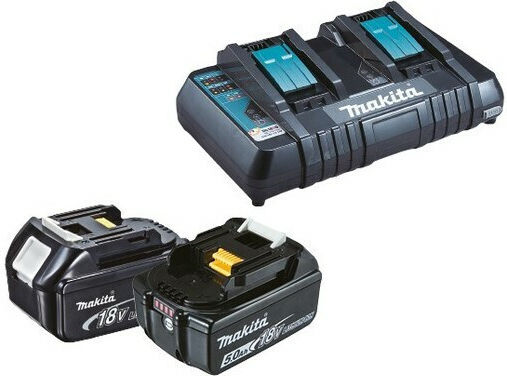 Makita Πλυστικό Μπαταρίας 18V 2x5Ah με Πίεση 80bar