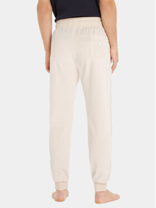 Sweatpants with Elastic Beige.