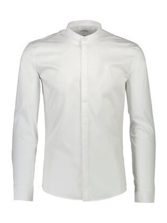 Langärmlig Hemd White