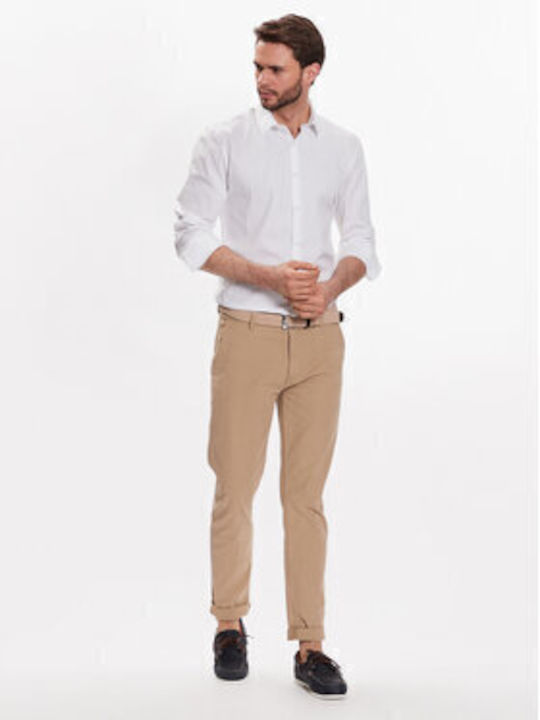 Langärmlig Hemd White