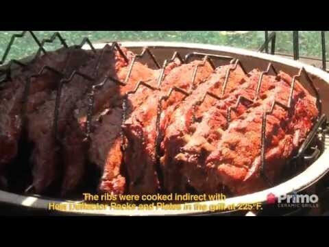 Primo Grills Керамично Барбекю На Въглища Камадо С Капак И Термометър 64x64см