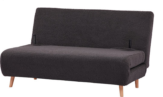 Doppelsitzer Sofa Bett Grau 140x90x81cm