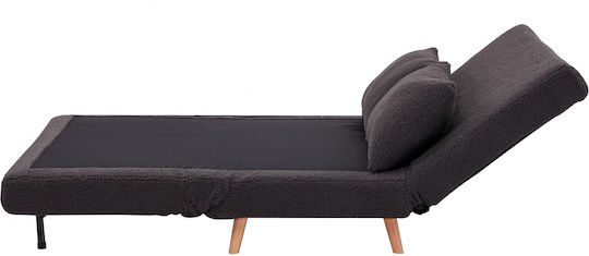 Doppelsitzer Sofa Bett Grau 140x90x81cm