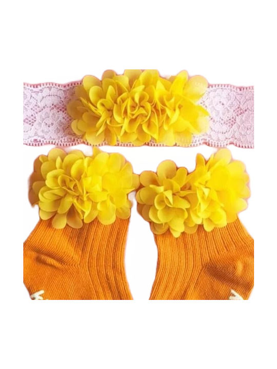 TakTakBaby Set of Kids Hair Ribbons Orange