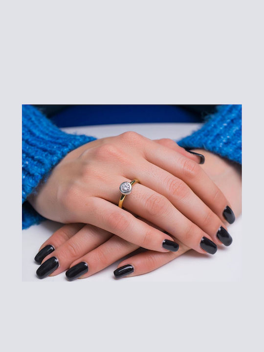 Breuning Единичен камък от Злато 18K с Диамант