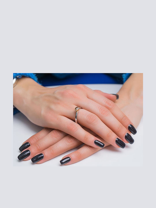 Breuning Единичен камък от Бяло злато 18K с Диамант
