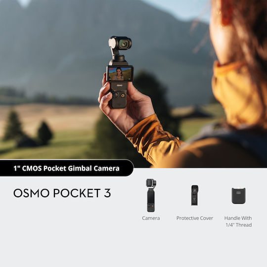 DJI Osmo Pocket 3 Creator Combo Action Camera 4K Ultra HD with Touch Screen 2" and Wi-Fi Black
