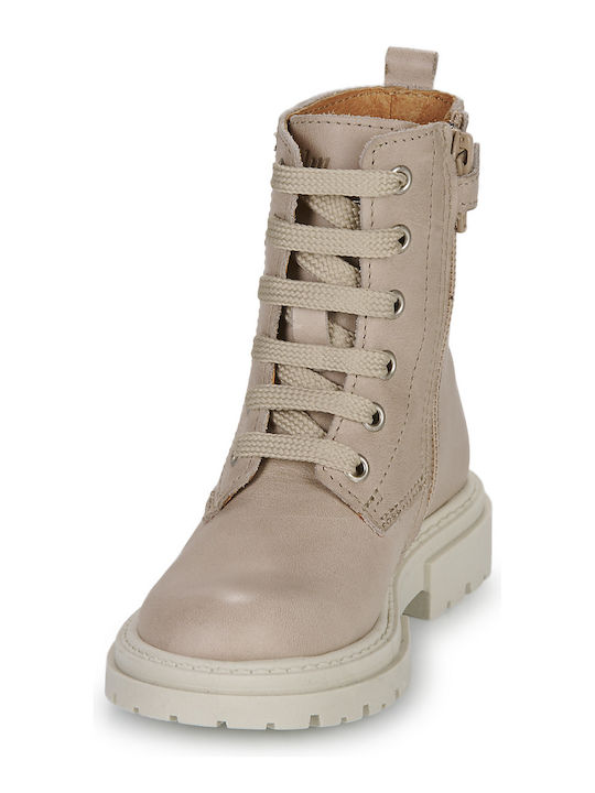 Kids Boots with Zipper Gray