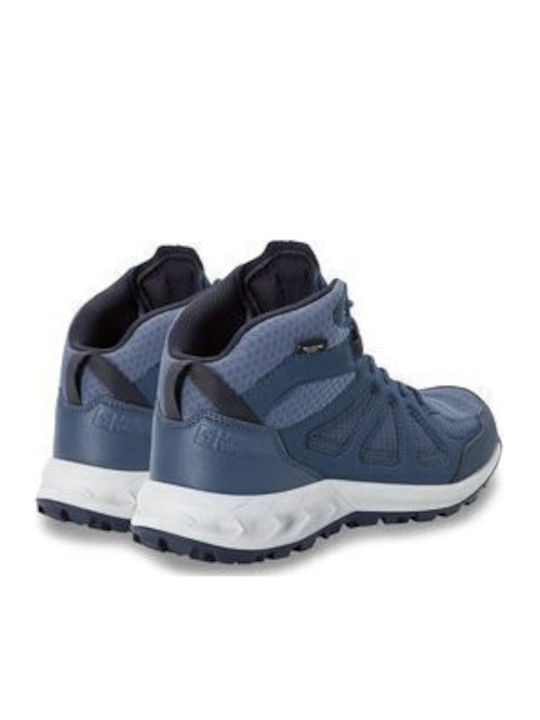Jack Wolfskin Woodland 2 Γυναικεία Ορειβατικά Μποτάκια Αδιάβροχα Γκρι