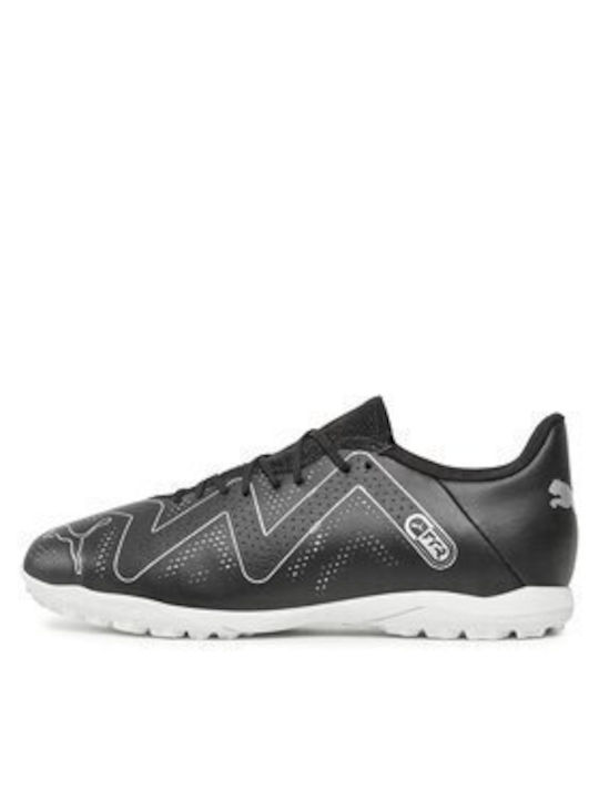 Puma Low Football Shoes TT with Molded Cleats Black