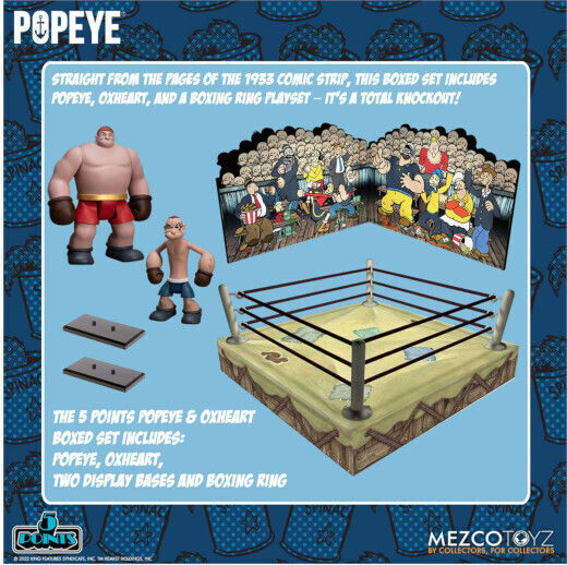 Mezco Toys Попай Popeye 5 Точки Фигура За Действие 9см