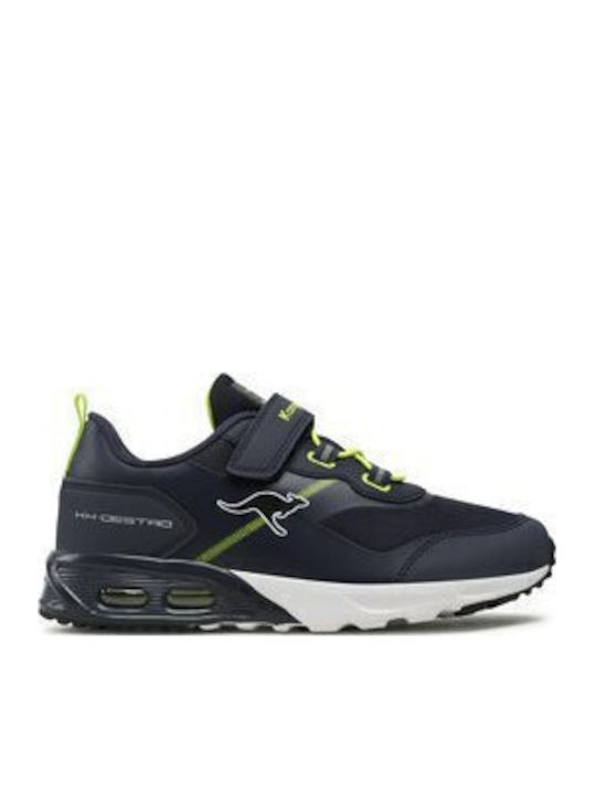 Kids Sneakers with Scratch Navy Blue