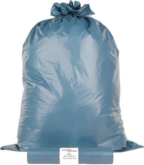 vidaXL Trash Bags for Rubble Capacity 120lt 70x105cm 100pcs Blue