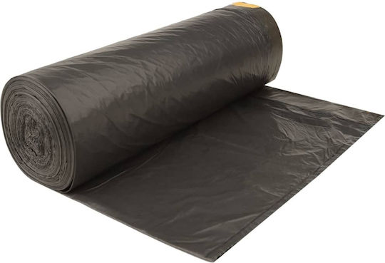 vidaXL Trash Bags Capacity 240lt with Drawstring 100x115cm 150pcs Black