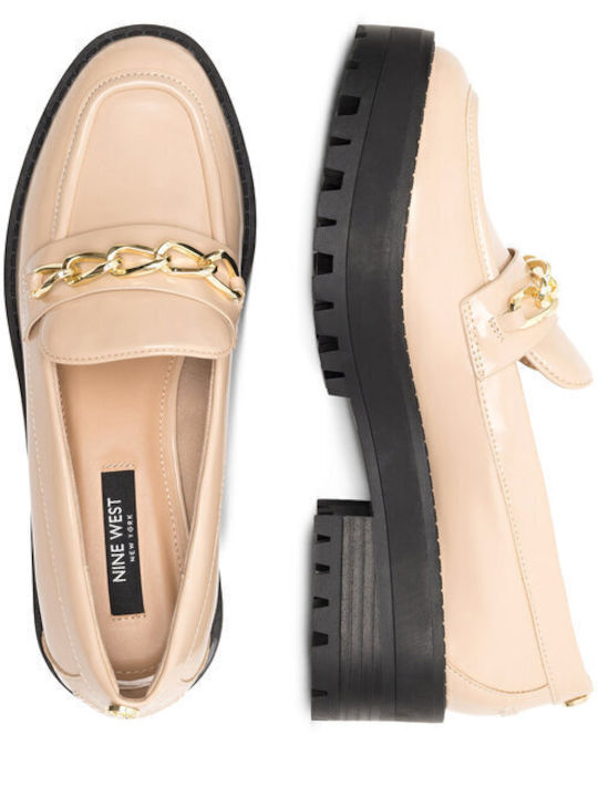 Дамски Loafers в Бежов Цвят