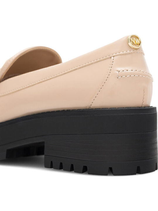 Дамски Loafers в Бежов Цвят