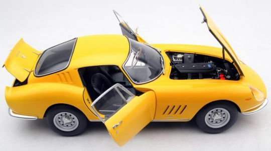 Ferrari Modeling Figure Car Yellow in Scale 1:18