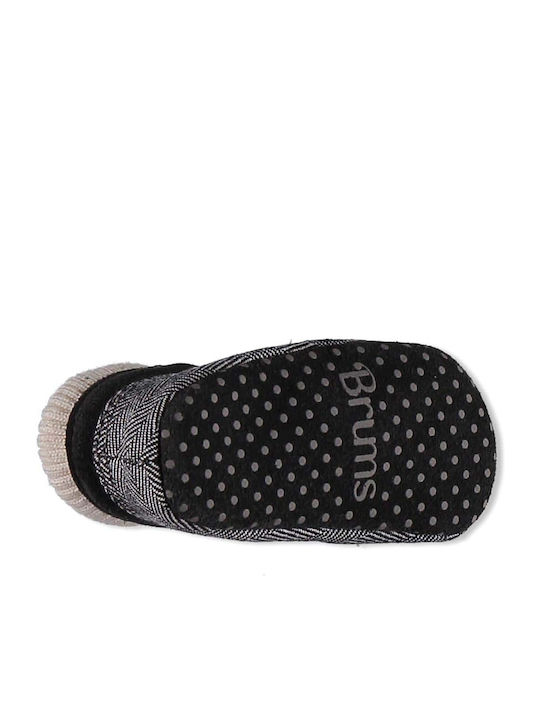 Brums Βρεφικά Sneakers Αγκαλιάς Μαύρα Brums Βρεφικά Sneakers Αγκαλιάς Μαύρα