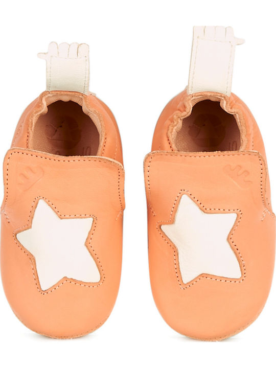 Easy Peasy Baby Hausschuhe Orange Blublu Etoile