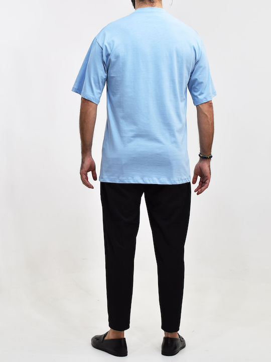 T-shirt Γαλάζιο