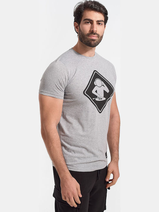 Dee Jay T-shirt Γκρι