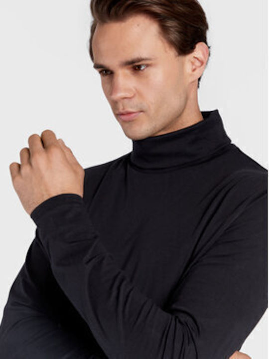 Long Sleeve Blouse Black