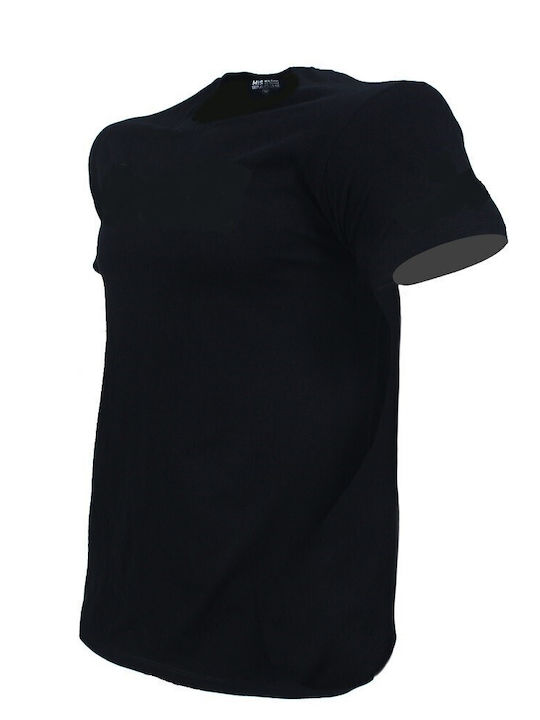 H&S Men's Short Sleeve T-shirt Black