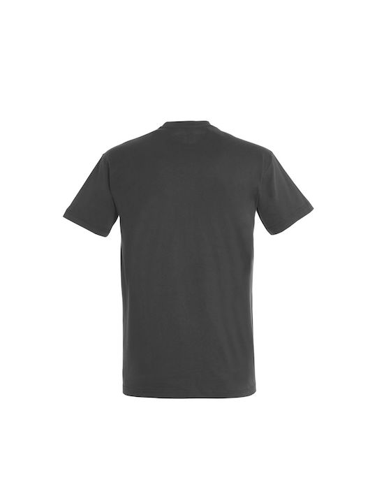 Herren T-Shirt Kurzarm Dark Grey