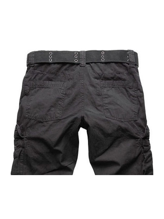 Royal Traveler Hose Cargo in Schlanker Passform Schwarz