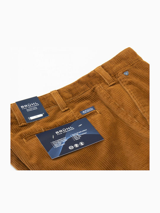 Trousers Chino in Regular Fit Orange